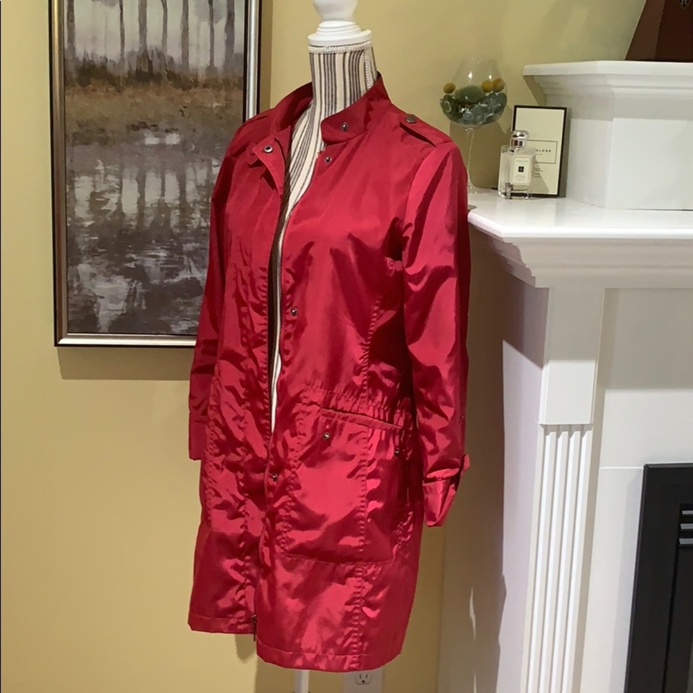 DKNY rain coat,
